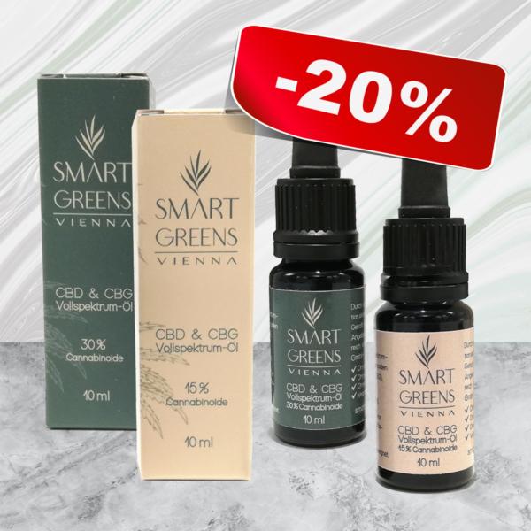 Probierpaket CBD und CBG Öle